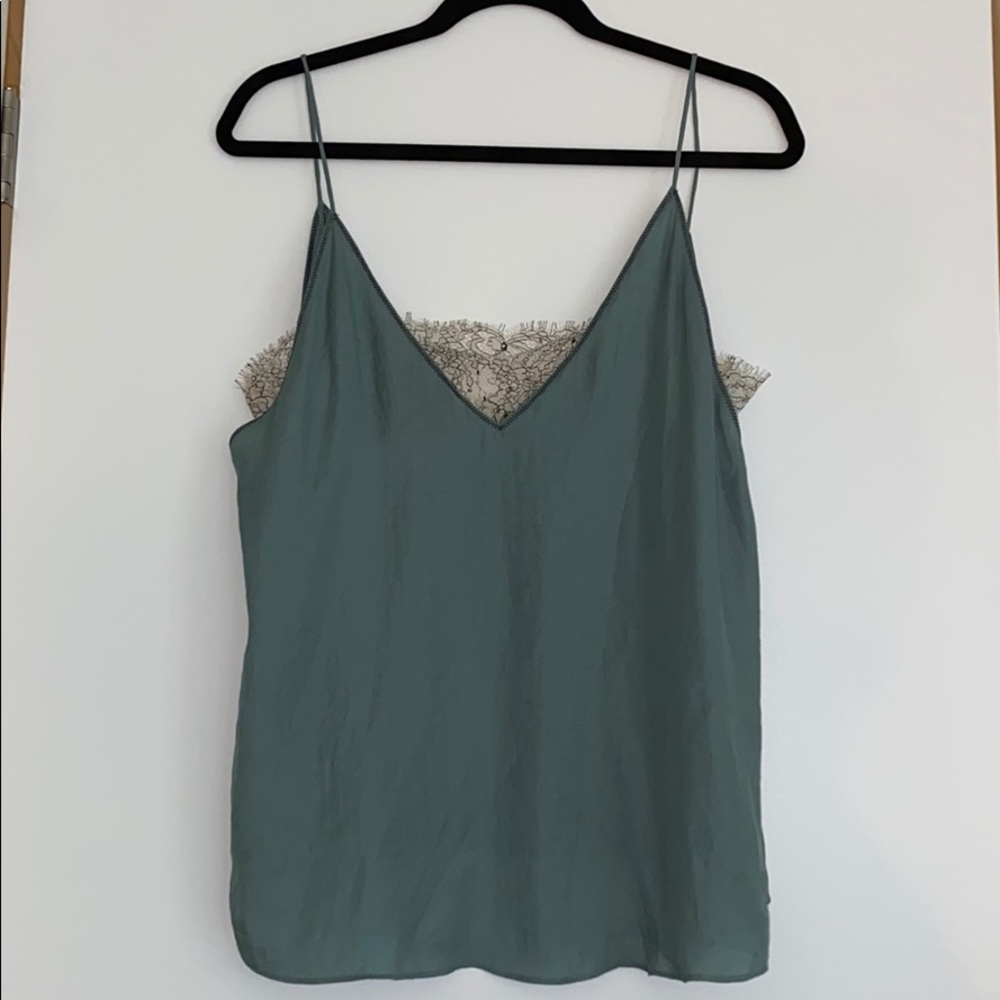 Free people silk and lace cami